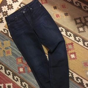 Joe's High Rise Skinny, dark wash, like new